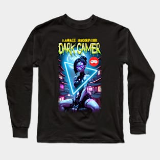 Kawaii Neonpunk Dark Gamer Long Sleeve T-Shirt